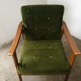 Vintage armchair with Scandinavian shapes