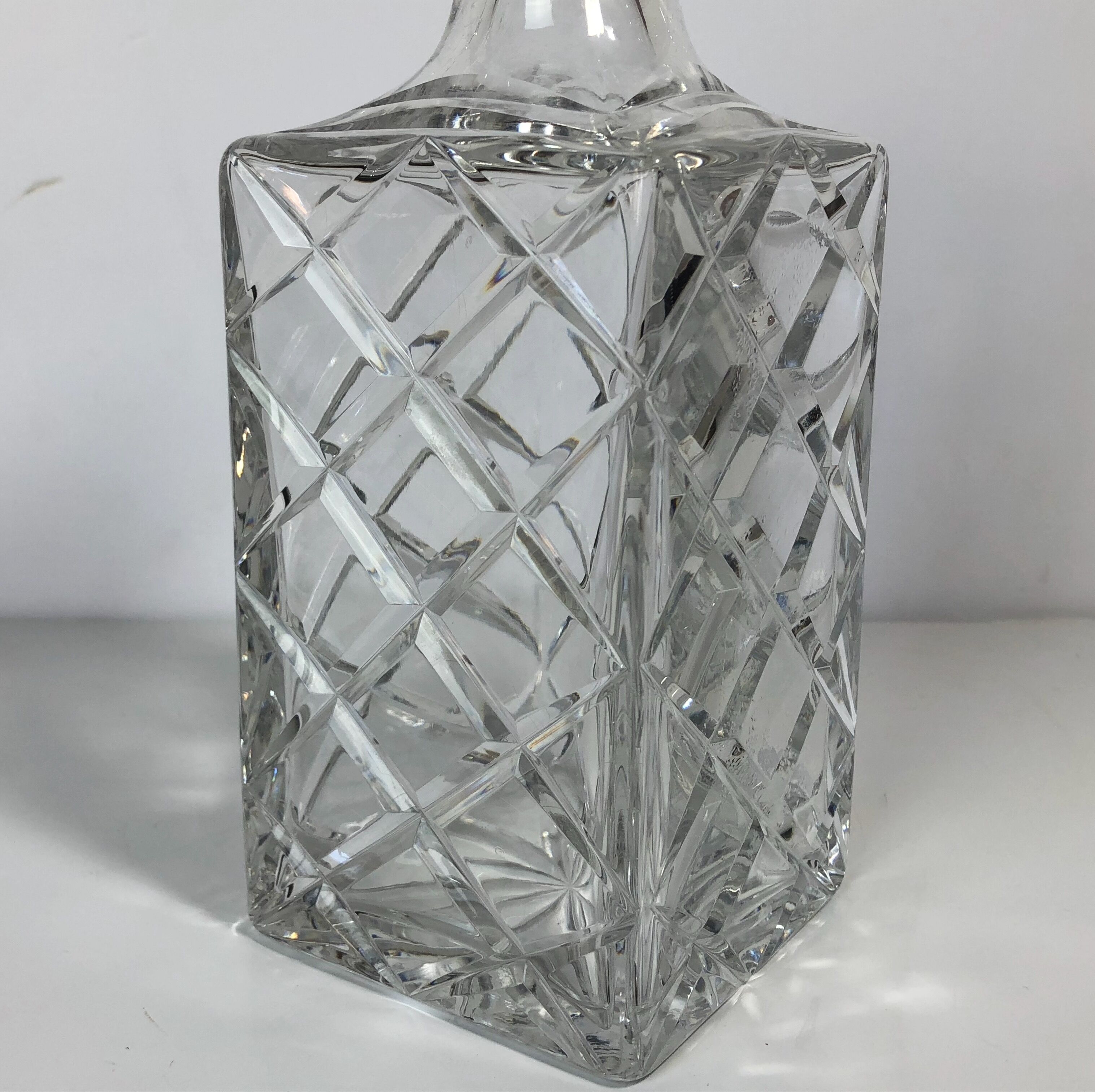 Decanter whiskey old st louis crystal
