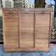 Triple filing cabinet with notary curtains in tinted beech