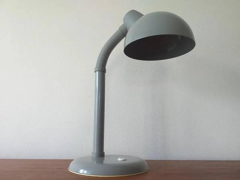 Midcentury Table Lamp Dema Belysning, Denmark, 1970s