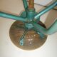 Tabouret à vis industriel bois et métal