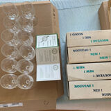 Set of 12 water glasses christel d'arques 14 cm