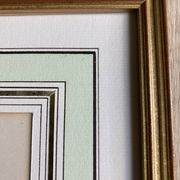 Lot 2 framed engravings "animated flowers" JJ Grandville: Linen and Tulip
