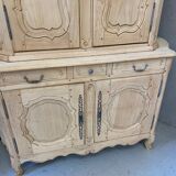 Louis XV sideboard in raw wood