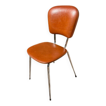Vintage faux leather chair
