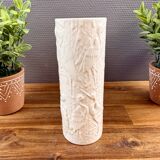 KPM Berlin vase – white relief porcelain – bird decoration