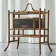 Anglo-Japanese bamboo imitation magazine rack, tortoiseshell, 19th century.