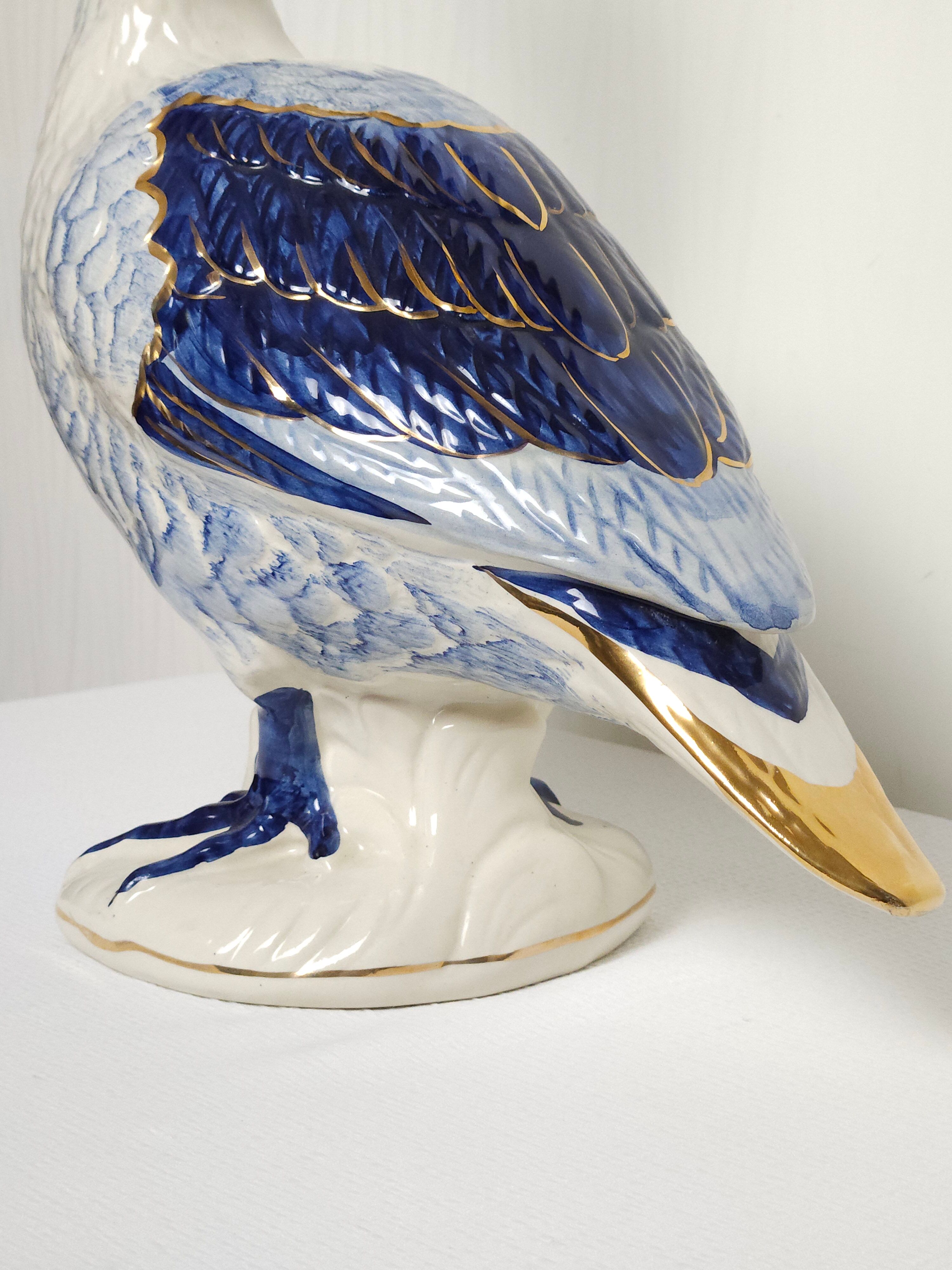 Vintage ceramic large duck Italy