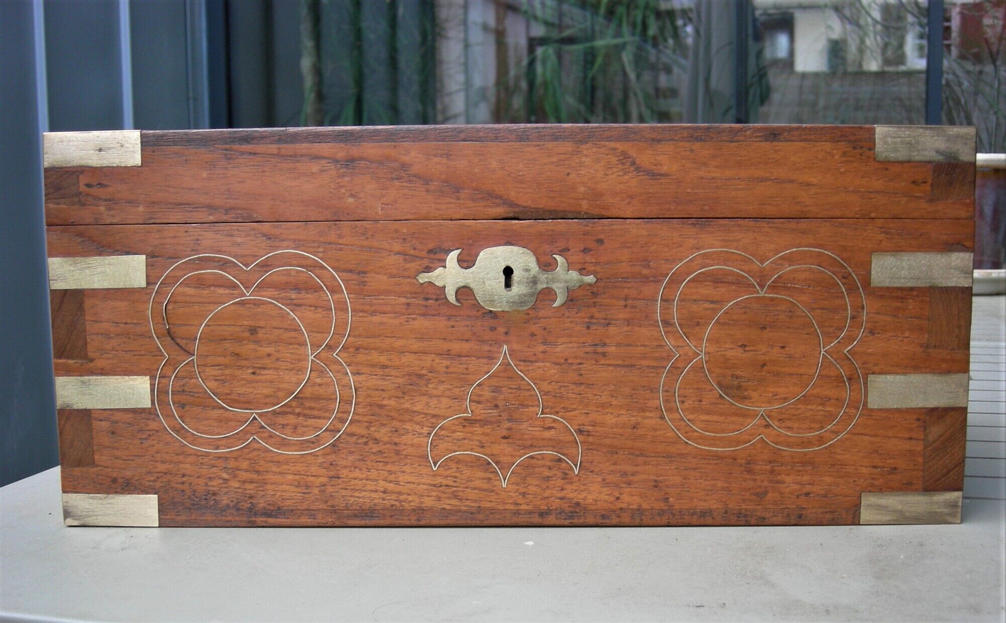 Jewelry box wooden mail box with secrecy