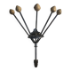 Portemanteau vintage 1960 parapluie torchons Serjac ivoire - 28 cm