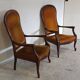 pair of Voltaire armchairs
