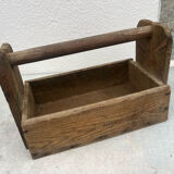 Old wooden basket