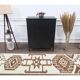 Vintage Turkish Handmade Wool Cotton Beige Runner 81x348
