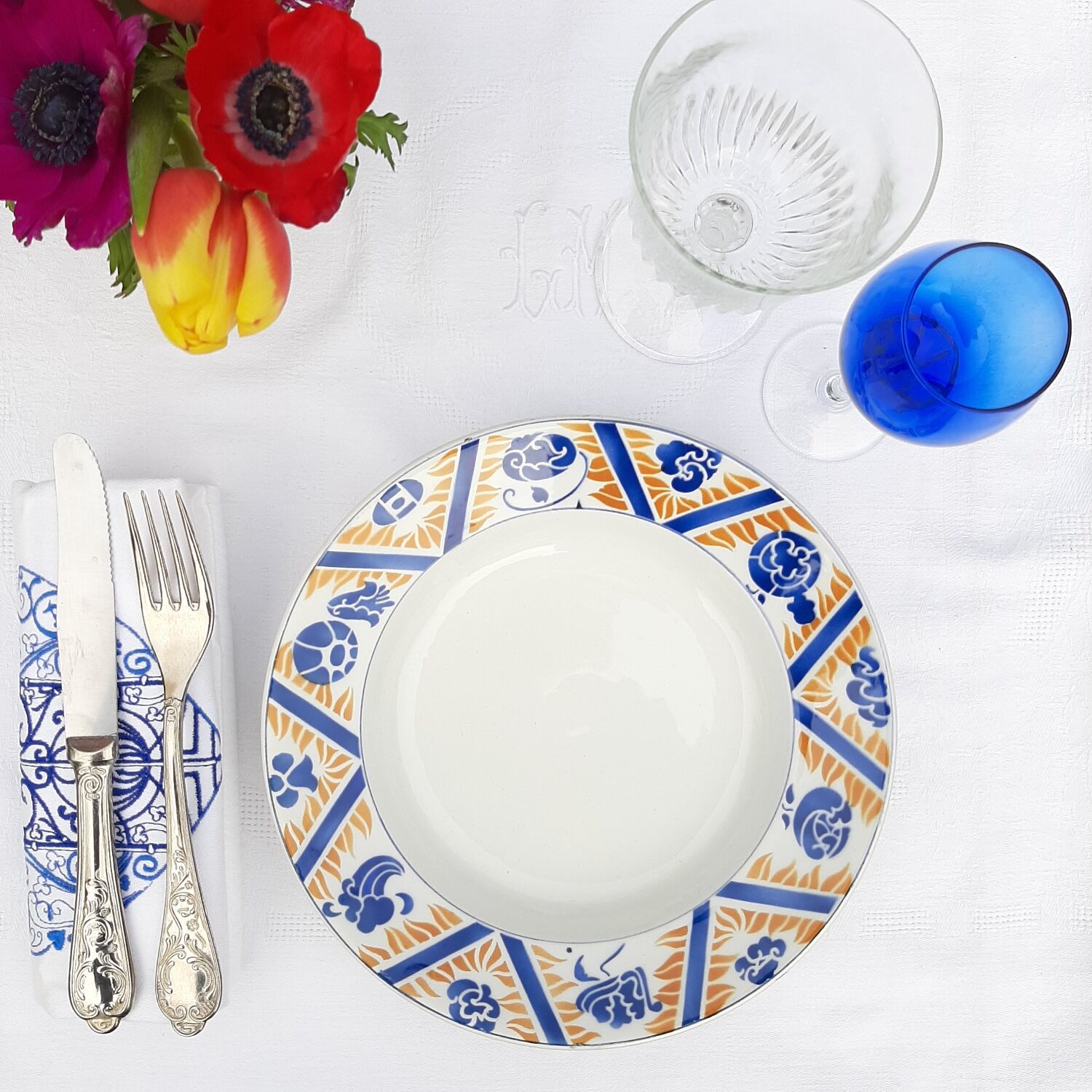 6 assiettes creuses Terre de fer Orchies Canada