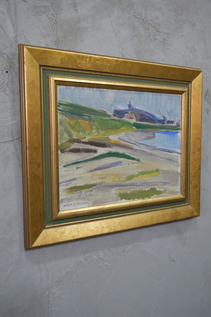 Anders A. Jonsson, Swedish landscape painting,  Oil on Canvas