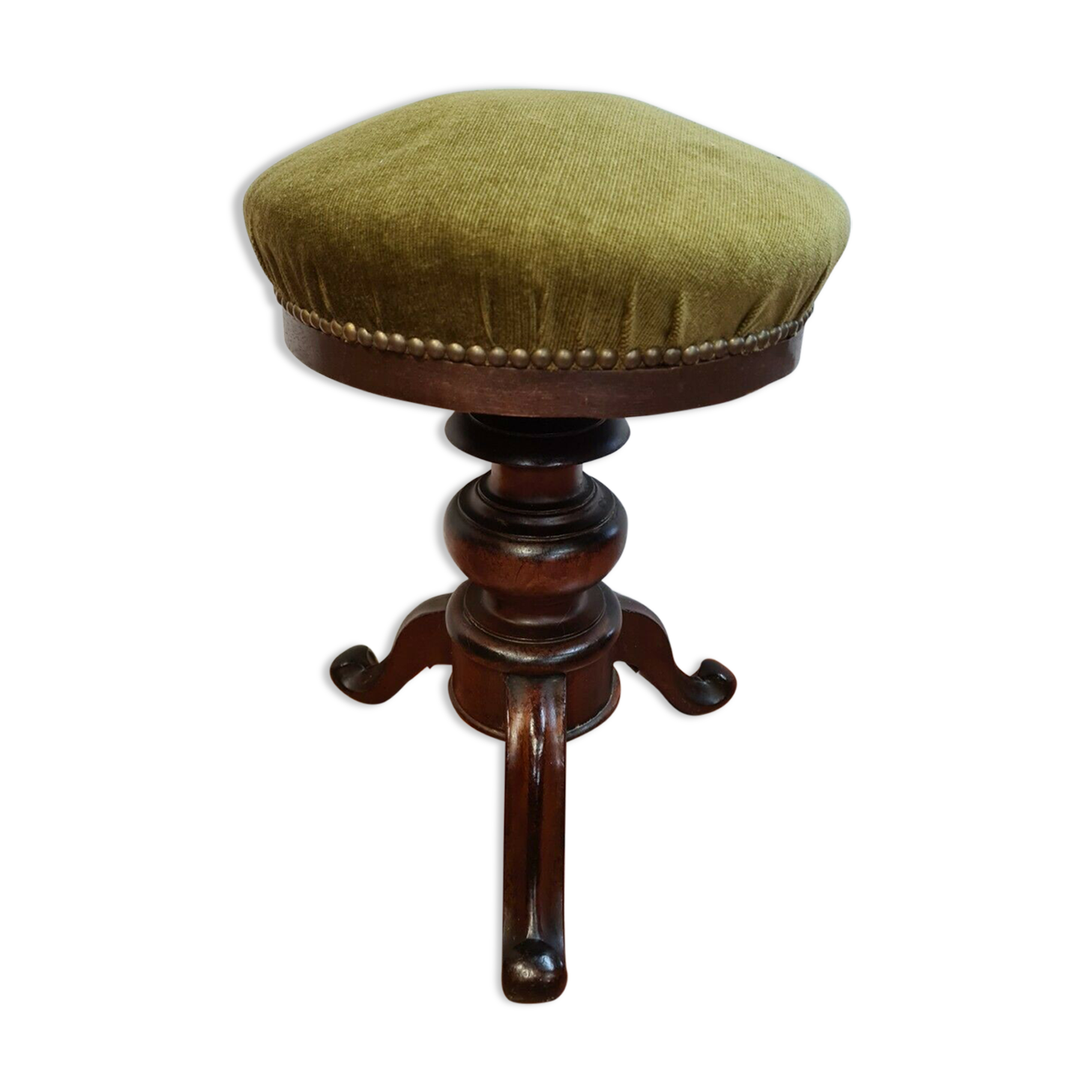 mahogany piano stool