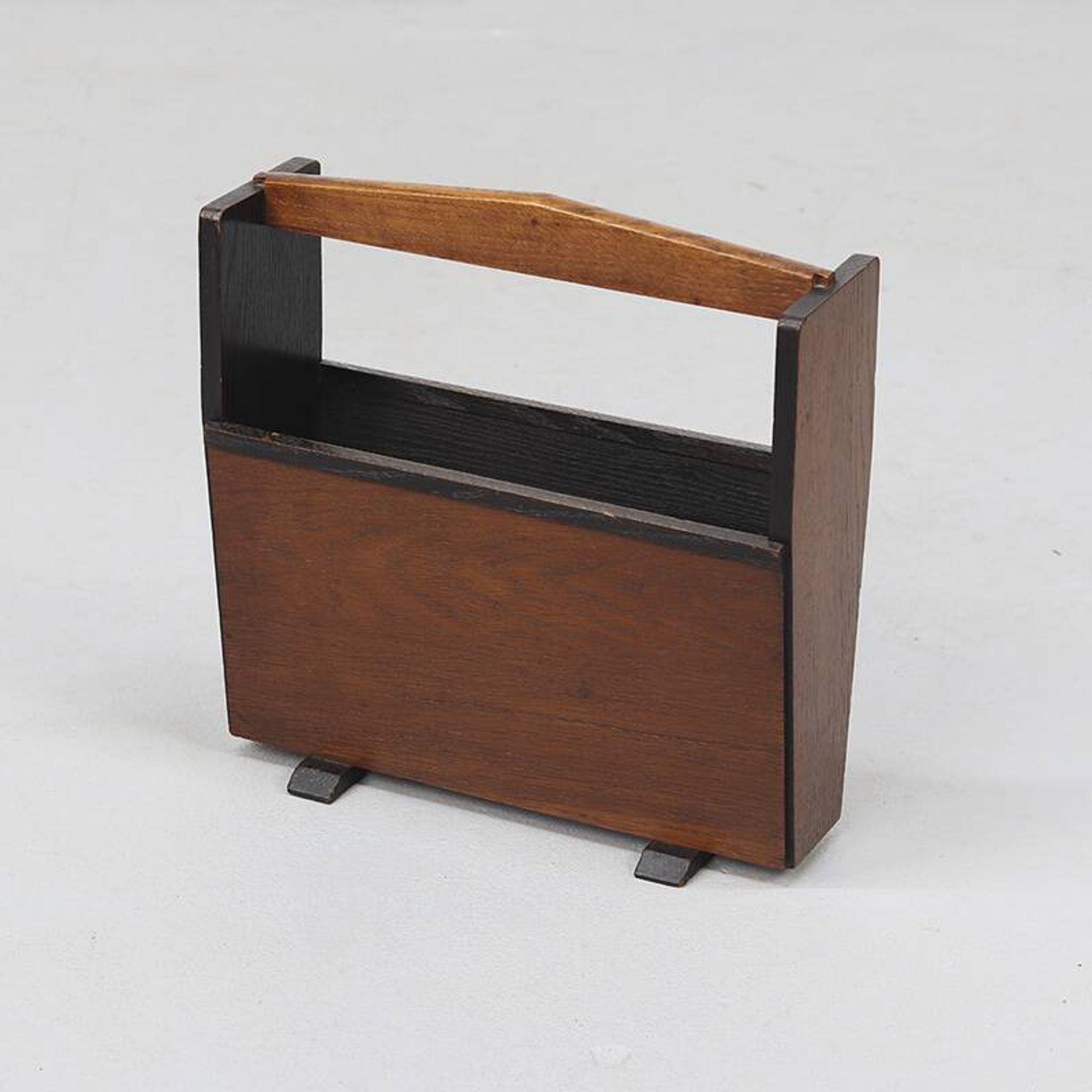 Antique Dutch Art Deco Bauhaus Magazine Rack