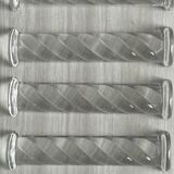Set of 6 twisted crystal knife holders