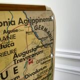 carte scolaire Librairie Armand Colin Reinhart et Wagret Gaule Romaine avec accroche en bois 1970