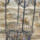 Vintage wrought iron plant door