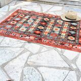 Vintage silk and cotton carpets