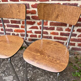 Set of 4 formica chairs