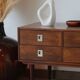 Scandinavian chest of drawers in rosewood | Vintage 1960