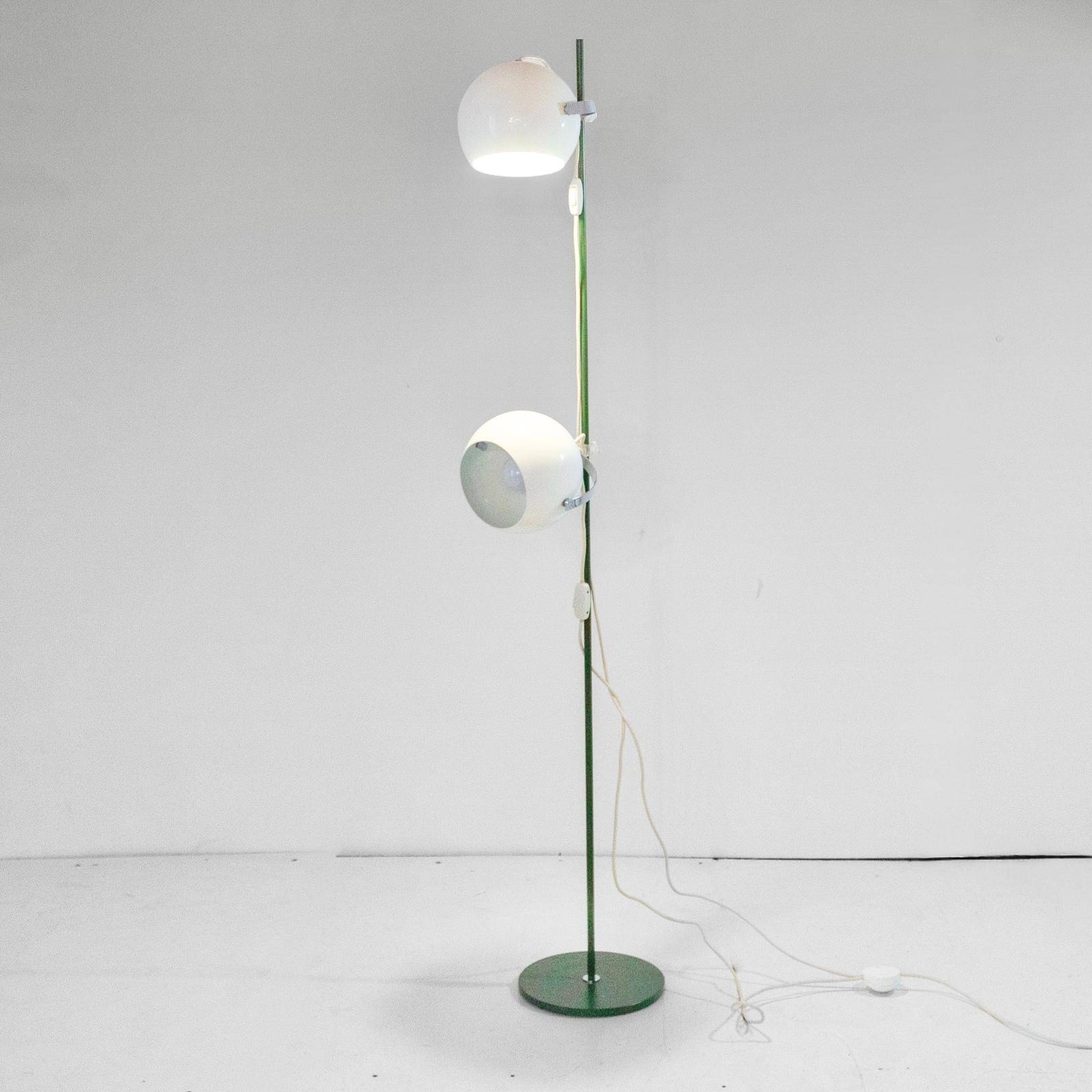 Space Age " Eye Ball " Vintage Floor Lamp in Style of Reggiani, Italy 1970s