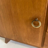 Commode basse vintage pieds compas