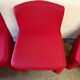 Arfa editor - Set of 4 red wool armchairs - 1980