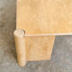 Sculptural Italian travertine coffee table, 1980s