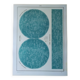 Original lithograph on the sky