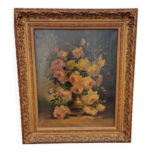 Huile sur toile – Bouquet