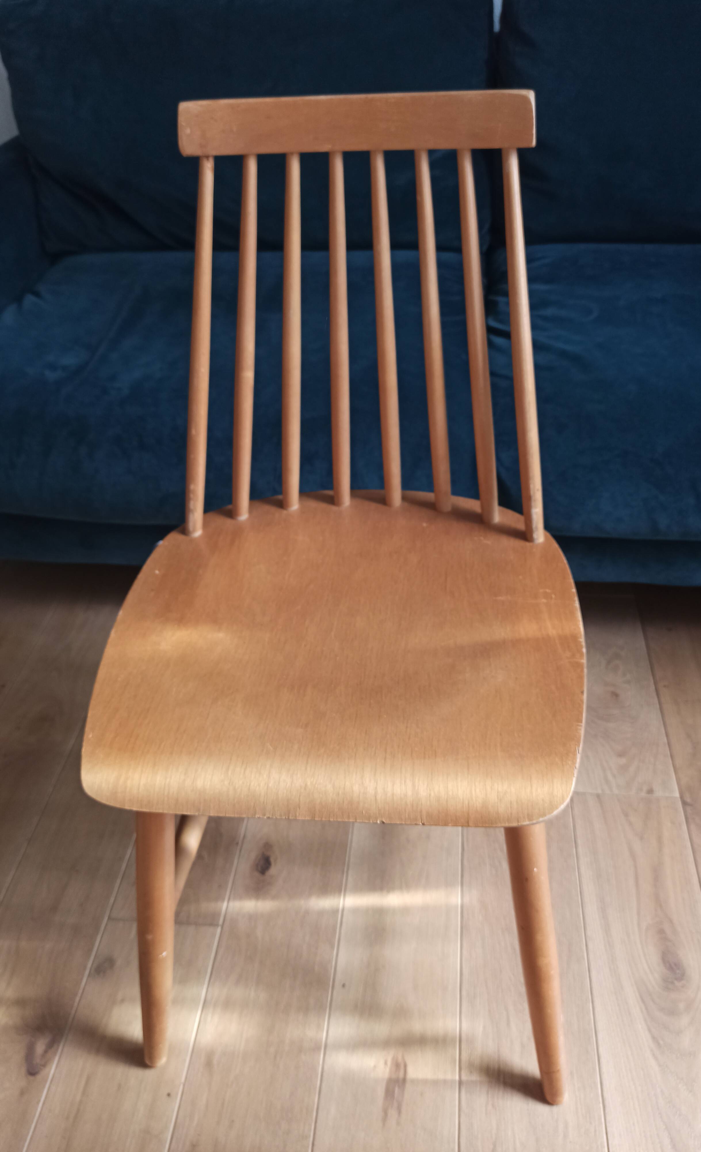 Chaises en bois vintage Ikea 1960