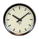Industrial Bakelite Factory Wall Clock from Pragotron, 1960s