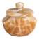 Small vintage box in honey and cream onyx – Jewellery box