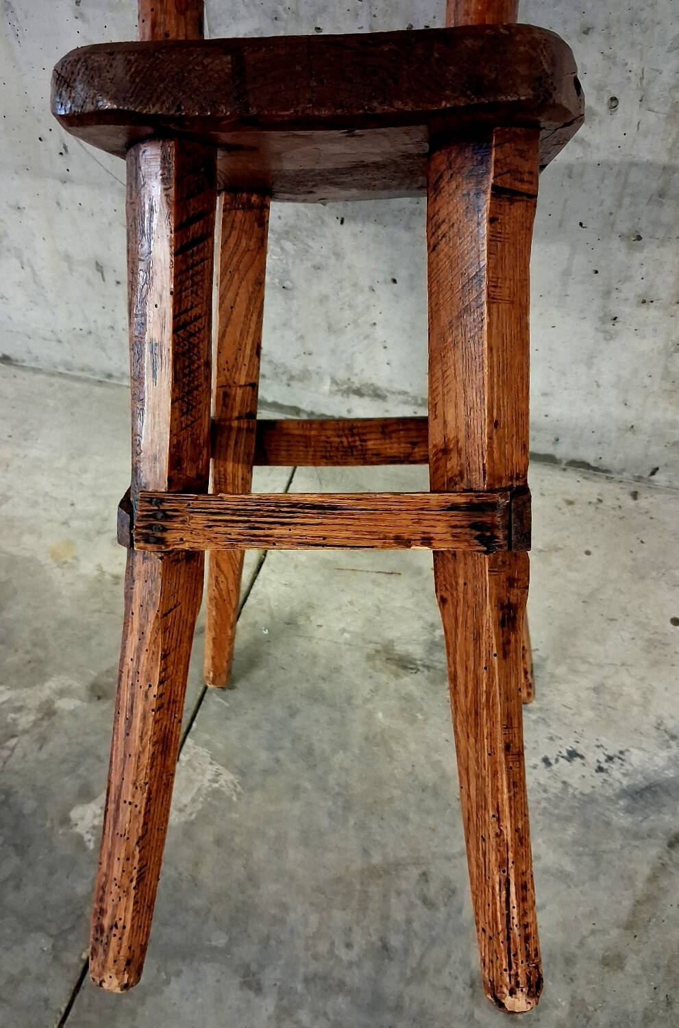 Alpine chair, folk art from Savoy