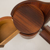 Art deco mirror cabinet with storage