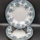 3 assiettes creuses terre de fer Moulin des Loups Hamage Printanier