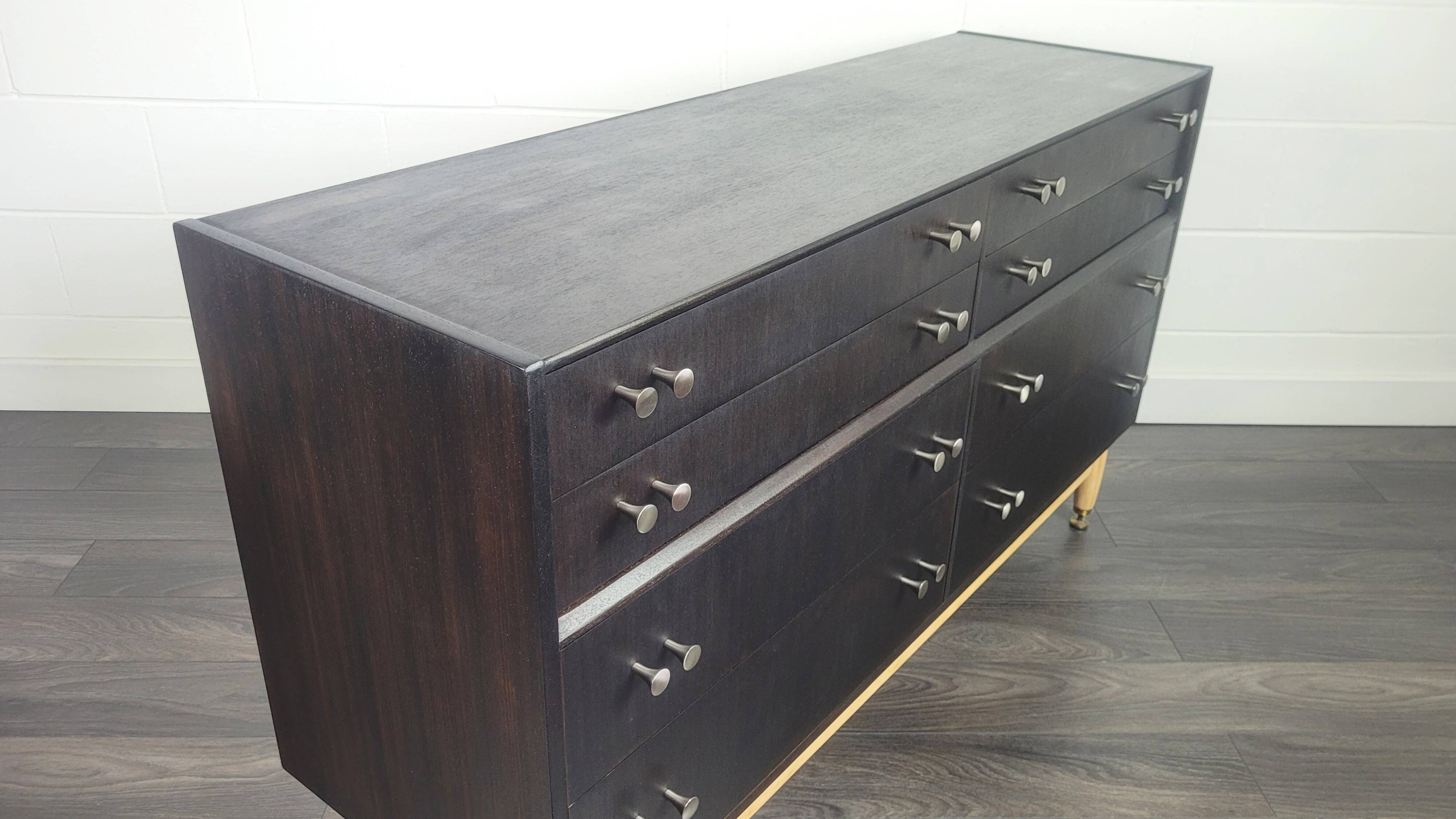 G-Plan Black Double Chest of Drawers, 1960s