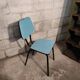 Blue formica chair 1960