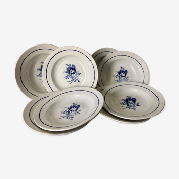 8 Saint Amand hollow plates
