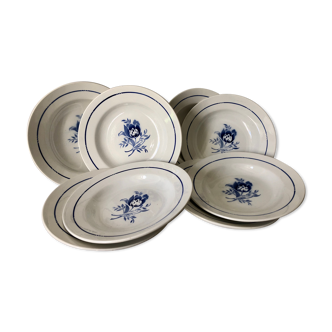 8 Saint Amand hollow plates