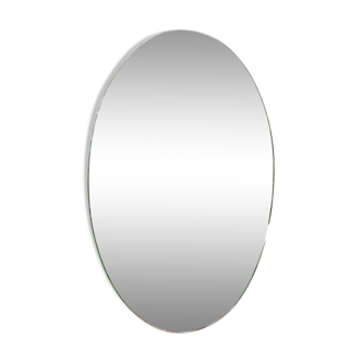 Large oval mirror