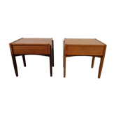 Pair of vintage bedsides