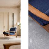 Vintage Mid-Century Australian Modern Teak Sofa & Armchairs by Parker Furniture