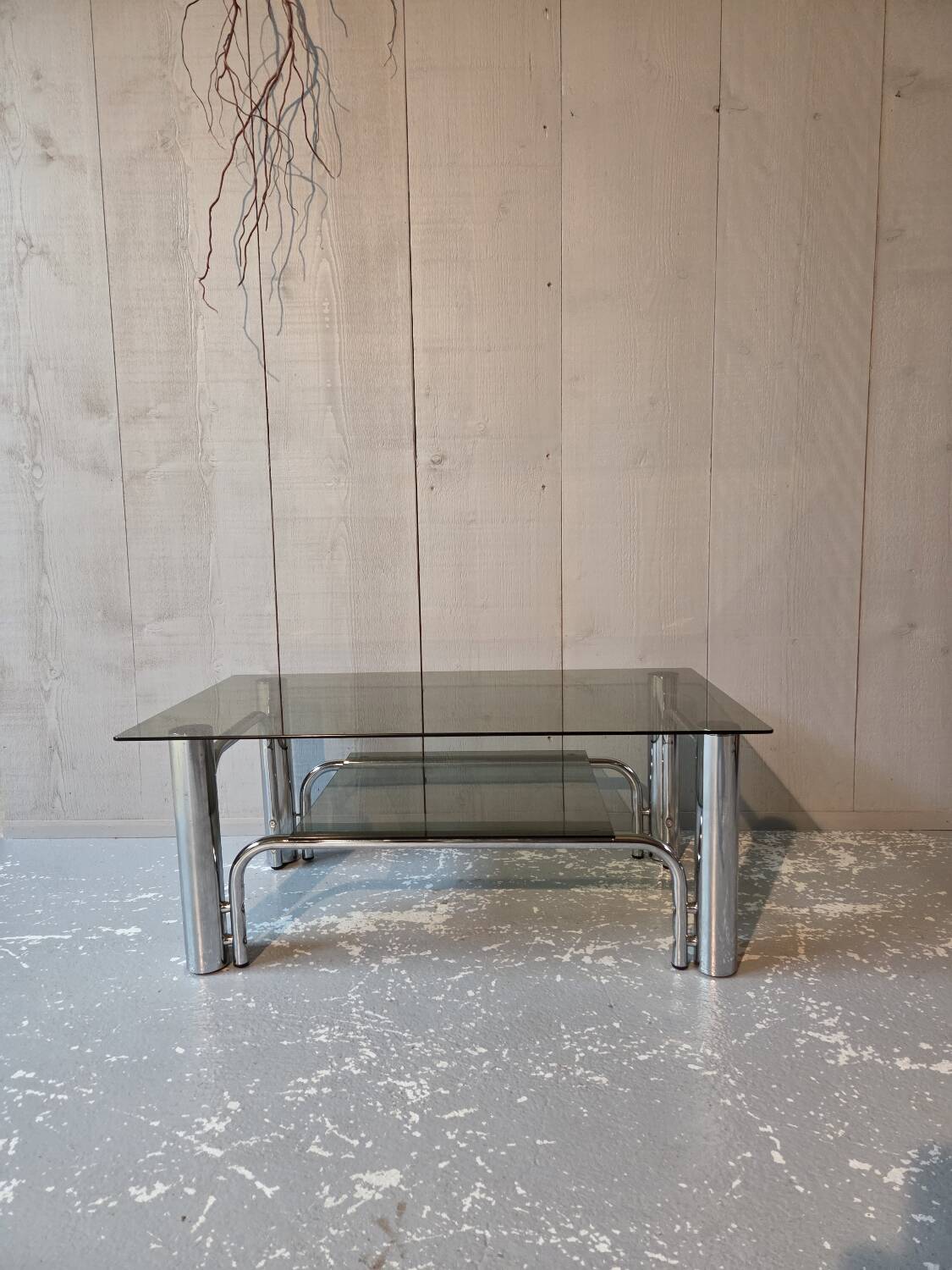Chrome coffee table
