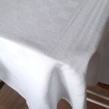 Old BL damask tablecloth