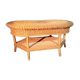 Rattan coffee table 1960s