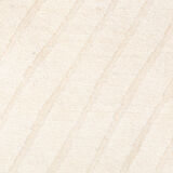 Berbere carpet beni ouarain ecru corridor with relief bands 303 x 78 cm